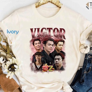 Disney Zombies 4 Tee, Vintage Poster Design with Addison Eliza Nova Victor Willa Zed, Disney Channel Collection, Fan Favorite Shirt