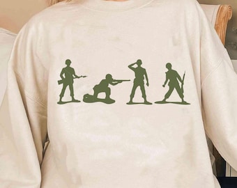 Camiseta de Toy Story para hombre, camisetas divertidas de Toy Story, camiseta de Toy Story del ejército, sudadera de Hollywood Studios, sudadera con capucha unisex de Toy Army Soldiers de Toy Story