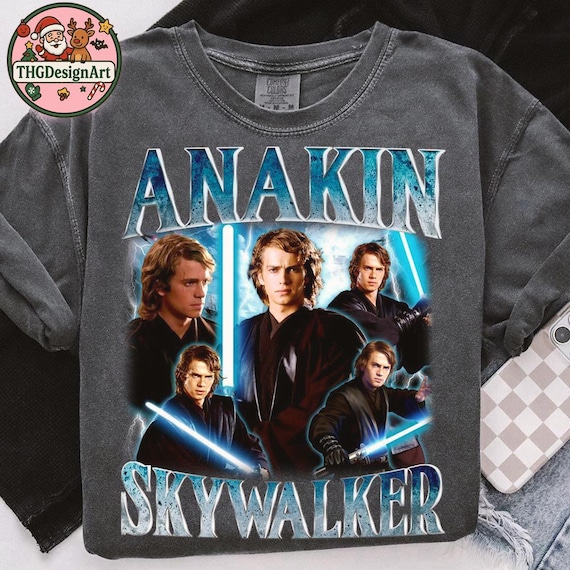 Anakin Skywalker T-shirt, Comfort Color, Retro 90s Star Wars Day