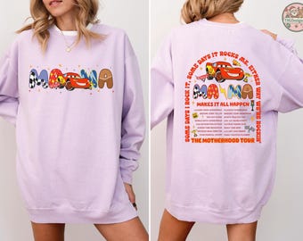 Maglietta Cars Mama, maglietta Disney Pixar Car Mama, regalo viaggio Disney, regalo per la festa della mamma, maglietta vacanze Disney, stile retrò anni '90