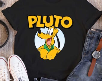 Camiseta Disney Pluto Mickey & Friends 100 Years of Wonder, regalo de cumpleaños unisex de Disneyland WDW, camiseta familiar para adultos, niños y niños pequeños