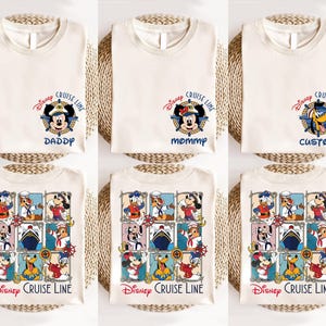 Disney Mickey And Friends Cruise Line T-Shirt, Disney Cruise Collection, Family Vacation Trip 2025, Cruise Squad Tee, Disney Fan Gift