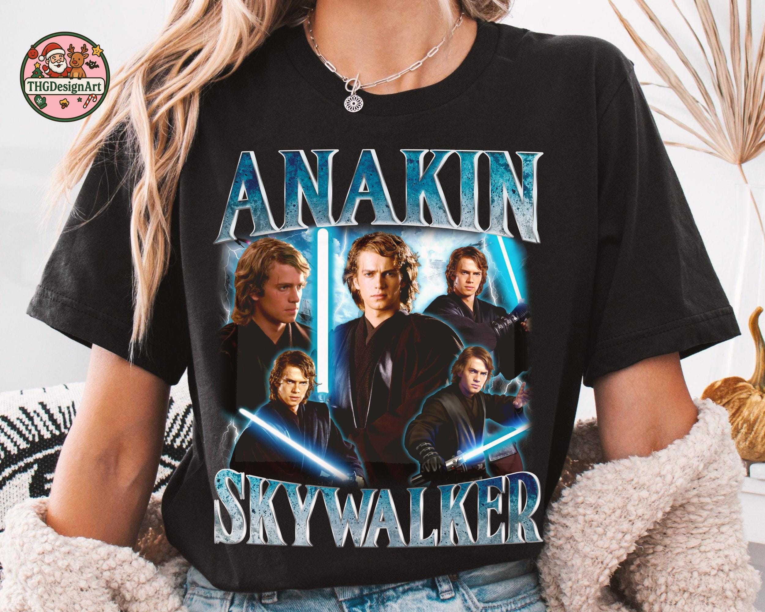 Anakin Skywalker T-shirt, Comfort Color, Retro 90s Star Wars Day