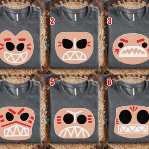 Kakamora Costume Tee, Moana Villains 3D Movie Shirt, Cosplay Cruise Tee, Halloween Family Group Costume image 4
