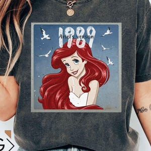 Disney 1989 Ariel Version Shirt, Disneyland Girls Trip Tee, Retro WDW Disney Princess Shirt, Little Mermaid Shirt, Princess Tour Shirt