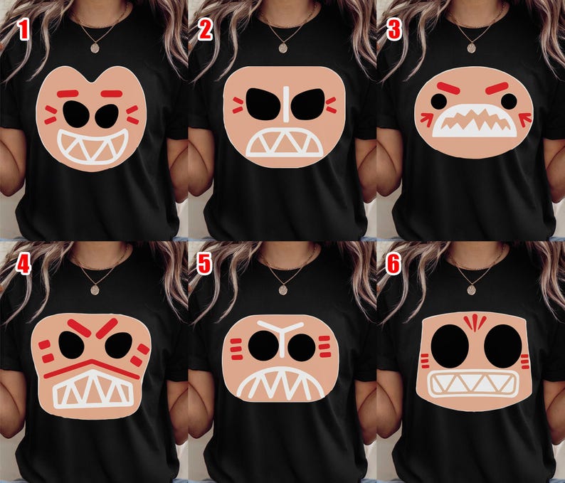Kakamora Costume Tee, Moana Villains 3D Movie Shirt, Cosplay Cruise Tee, Halloween Family Group Costume image 2