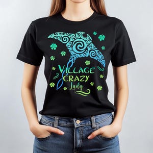 Village Crazy Lady Tee, Grandma Tala Shirt, Moana Mom Shirt, Mother's Day Gift, Grandma Gift Ideas, Moana Stingray Tee image 4