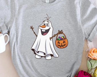 Olaf Halloween Boo Ghost Shirt, Disney Frozen Spooky Season Tee, Olaf Halloween T-shirt, Disneyland Fall Trip Outfit