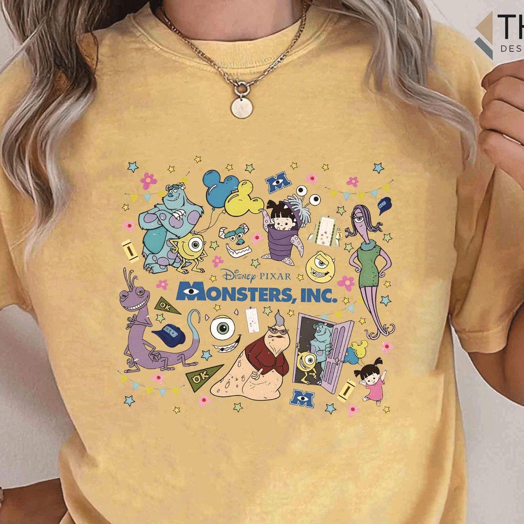 Disney Monsters Inc Shirt, Monsters University Characters Mike Wazowski ...