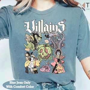 Disney Villains It&#39;s Good to Be Bad Tee, Maleficent Ursula Evil Queen Cruella Shirt, Vintage Halloween Design, Female Villains Collection.