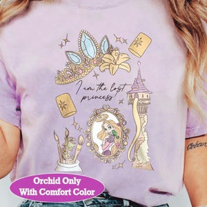 Retro 90er Jahre Rapunzel Rapunzel Shirt, Disney Prinzessinnen Kollektion, Magic Kingdom Design, Lost Princess Geschenk, Disney Fan, klassischer Cartoon Stil