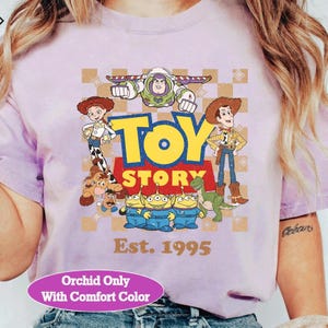 Retro 90s Toy Story Shirt, Disney Woody Jessie Buzz Lightyear Tee, You&#39;ve Got A Friend In Me Design, Vintage Pixar Movie Gift