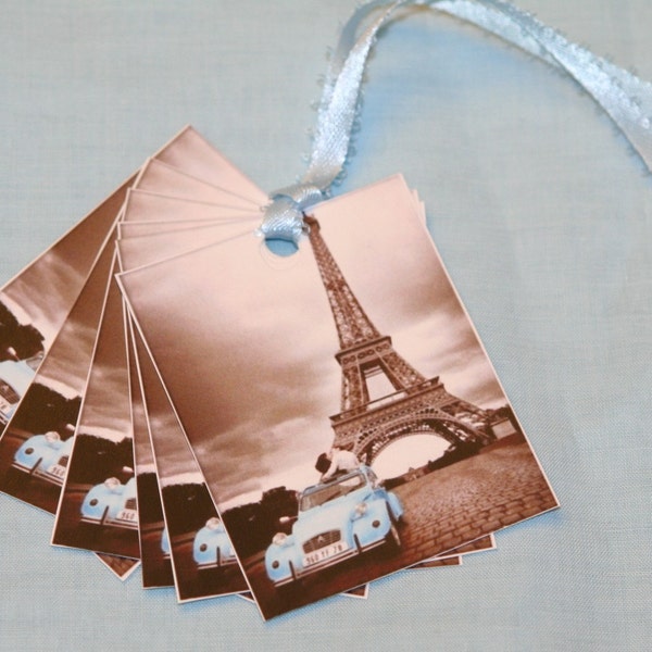 Paris in the 50's Gift Tags set of 6