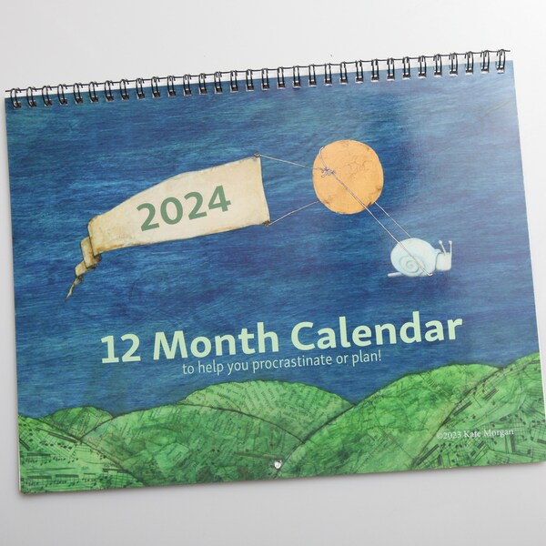 2024 Fantasy Wall Calendar Etsy