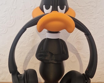 Daffy Duck Headphone Stand Holder 30cm 3D Printed Gaming Desk Decor Gift