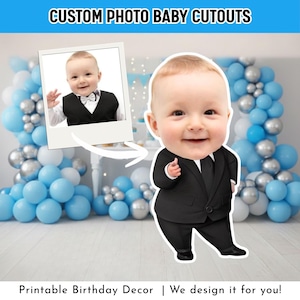 Custom Baby Boss Cutout – Personalized Birthday Decor