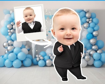 Sagoma personalizzata di Baby Boss – Decorazione di compleanno personalizzata (File digitale)