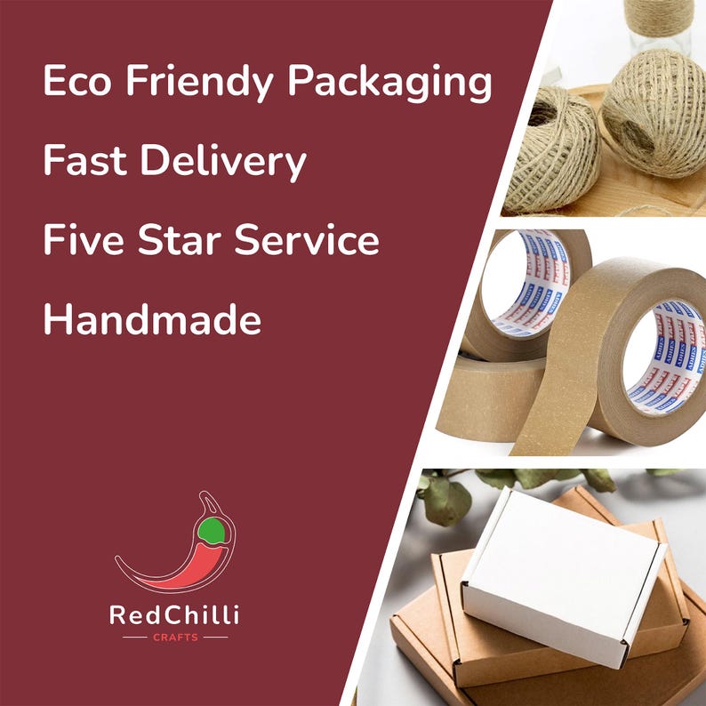 Eco-friendly packaging made from recyclable and biodegradable materials, featuring minimal, plastic-free design. Perfect for sustainable shipping and environmentally conscious gifting.