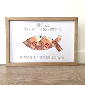 Cash gift for communion or confirmation