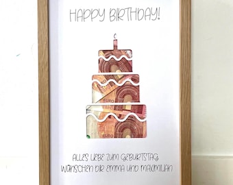 birthday cash gift