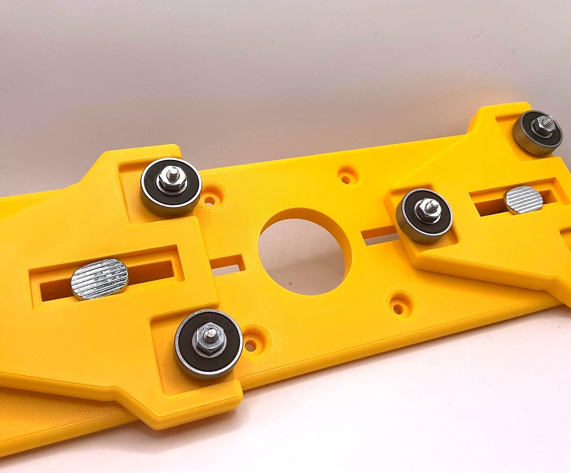 Dewalt DCW600 Compact Router Fluting Jig: Edge-following Groove Cutter ...