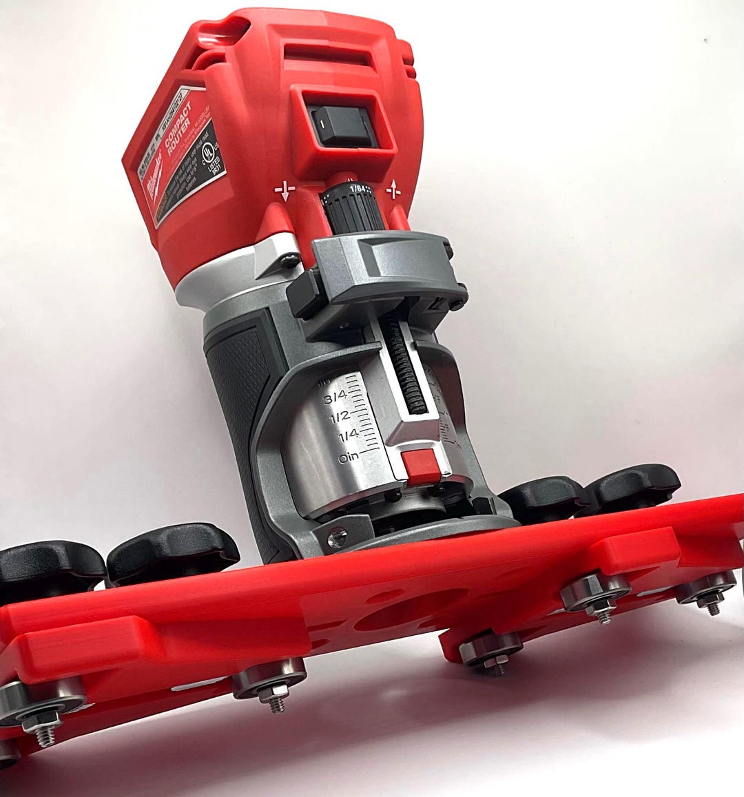 Milwaukee 2723-20 Compact Router Fluting Jig: Edge-following Groove ...