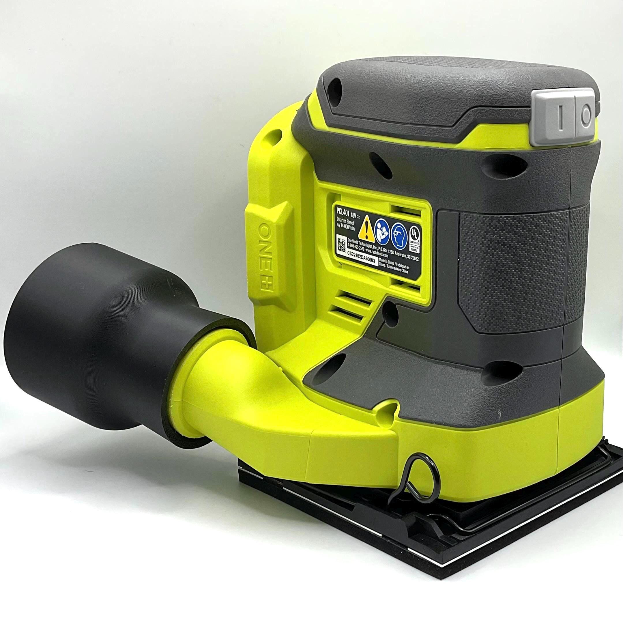 Ryobi 1/4 Sheet Sander Vacuum Adapter – Fits PCL401 – Custom Vacuum Sizing