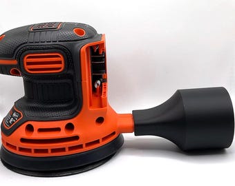 Black+Decker Orbital Sander Vacuum Adapter – Fits BDCR020 – Custom Vacuum Sizing