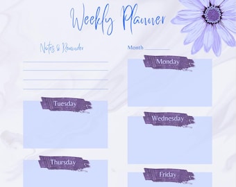 Agenda hebdomadaire Dream Daisy