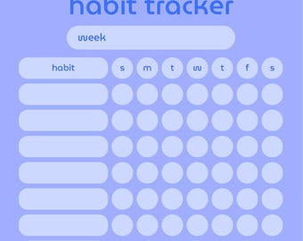 Violet-bleuDream Habit Tracker