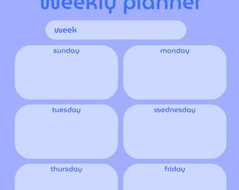 Agenda hebdomadaire Dream Dream