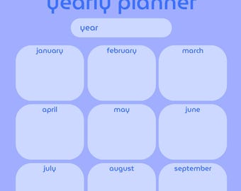 Agenda annuel Dream bleu-violet