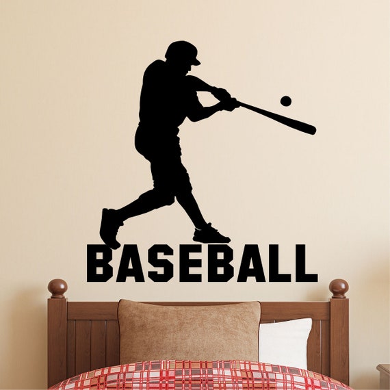Baseball Pitcher Fastball Version 1 Vinyl Wall Decal Sports Silhouette 
