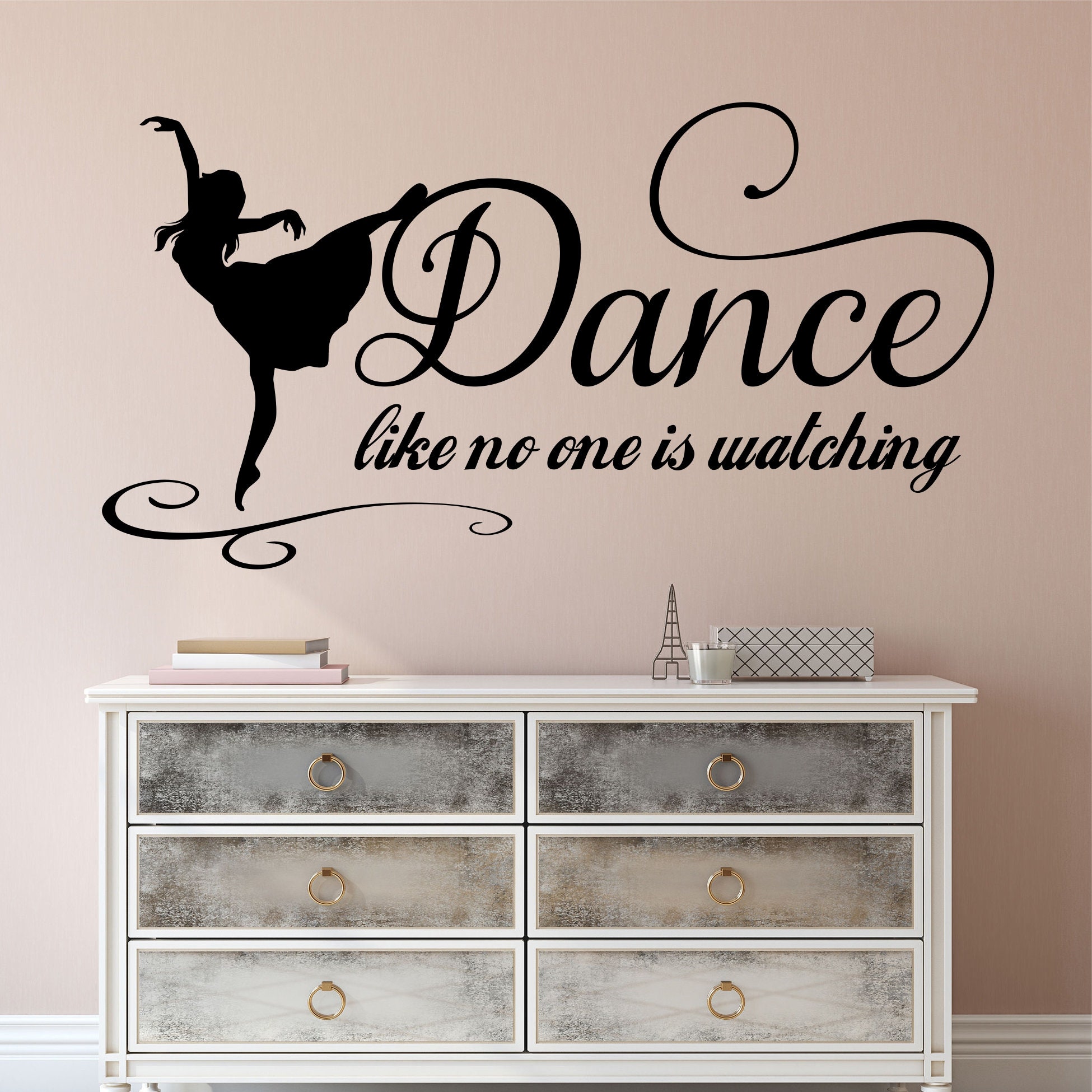 BAILARINA DANCE III Vinilo infantil personalizable