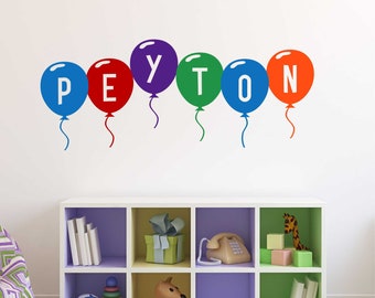 One Custom Letter Decal Crayons Kids Bedroom Vinyl Wall | Etsy