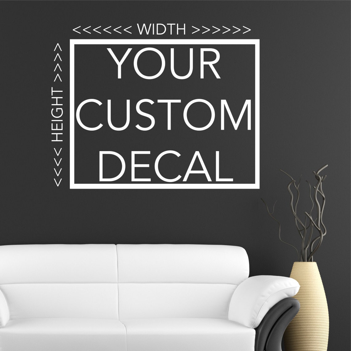 Custom Vinyl Wall Decal for Home or Office Personalized Vinyl - Etsy