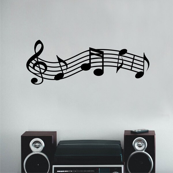 Music Wall Decal Etsy