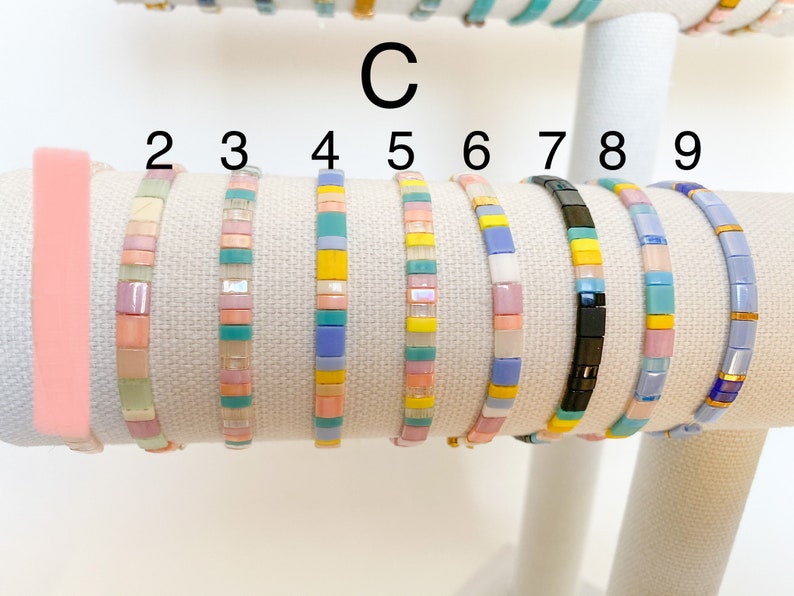 Glass Tile Bracelets Etsy