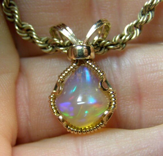 Wire on sale wrapped opal