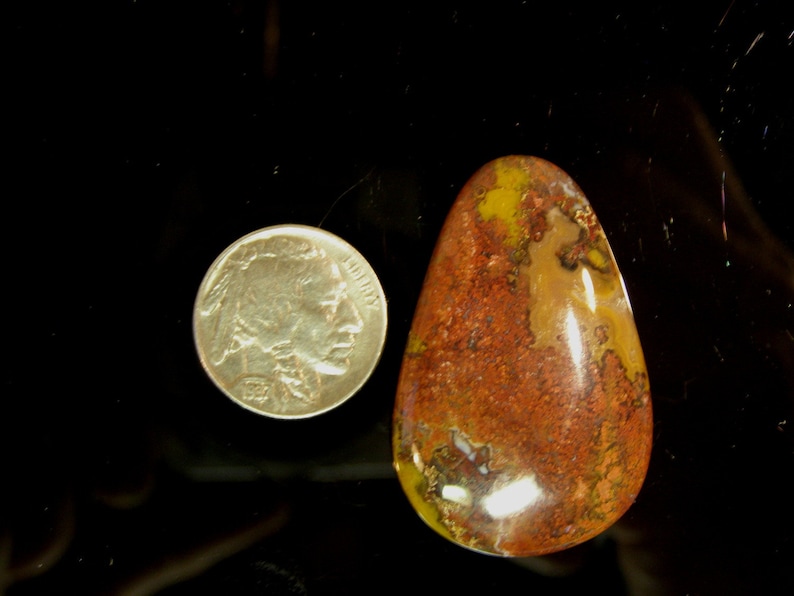 9013 Agate Cabochon 44 x 29 x 8 mm