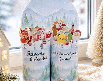 Duplo Adventskalender Kinder | 24 Adventskalender Designs PDF DIY Kalende, Banderolen, mini adventskalender basteln, Vorlage zum Ausdrucken