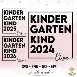 Plotterdatei Kindergartenkind, Plotterdatei Kindergarten, Einschulung svg Kita, Kita Sprüche - Cricut, Clipart, smiley