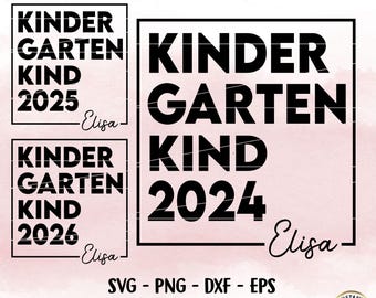 Plotterdatei Kindergartenkind, Plotterdatei Kindergarten, Einschulung svg Kita, Kita Sprüche - Cricut, Clipart, smiley