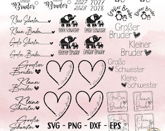 Plotter file birthday numbers, family plotter file png, Digi stamp, I am one, Cricut, birthday children German sayings, clipart svg