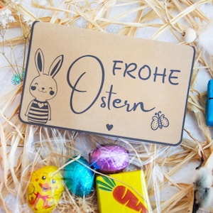 Druckvorlage Ostern Ostergeschenkidee, Kleinigkeit Ostermitbringsel, Geschenkidee Ostern, Eiersuche in der Tüte, Vorlage zum Drucken PDF