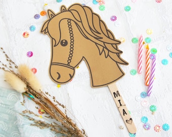 Einladung Pferd, Geburtstag Kinder Kindergeburtstag Geburtstagseinladung digitale Einladung,Einladungskarten pdf Druckvorlage zum ausdrucken
