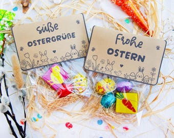 Easter printable Easter gift idea, little Easter souvenir, Easter gift idea, egg hunt in a bag, template for printing PDF