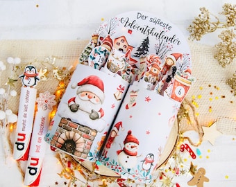 Duplo Adventskalender zum Ausdrucken | 24 Adventskalender Designs PDF DIY Duplo Box Kalender mit Sprüchen & Blanko Vorlage Duplo Banderolen