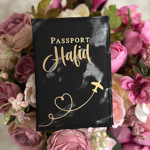 personalized passport cover