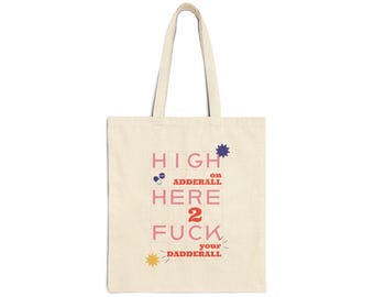 Dadderall Canvas Tote Bag